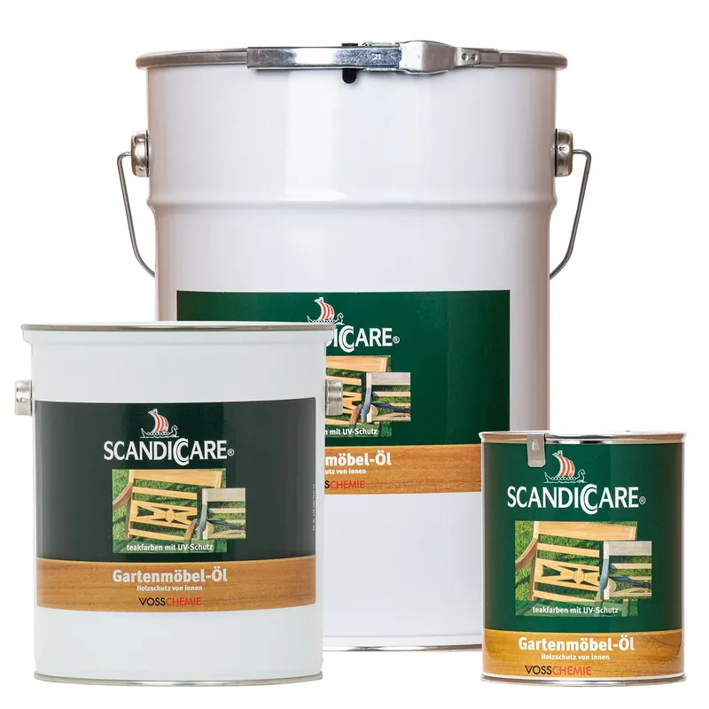 SC SCANDICCARE Gartenmöbelöl mit UV-Schutz in verschiedenen Größengebinde Sonderaktion